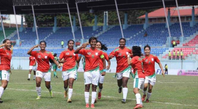 महिला साफ च्याम्पियनसिप : बङ्गलादेश फाइनलमा