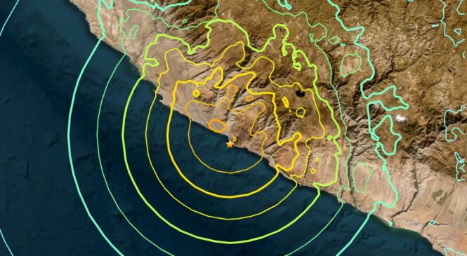 पेरुमा ७.२ म्याग्नीच्यूडको भूकम्प, तटीय क्षेत्रमा सामुद्रिक छाल बढ्ने खतरा