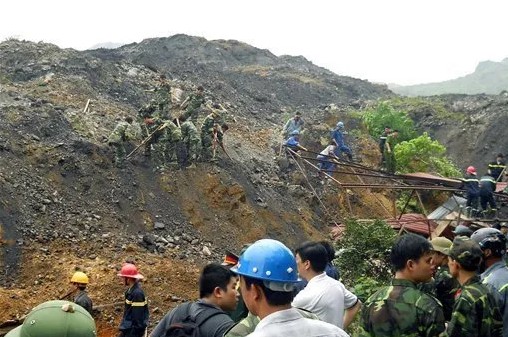 भियतनामको कोइला खानीमा पहिरो, ५ जनाको मृत्यु